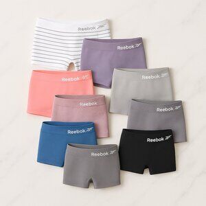 Reebok NWT XXL Women's Seamless Set of 9 Comfortable Boyshorts NEW